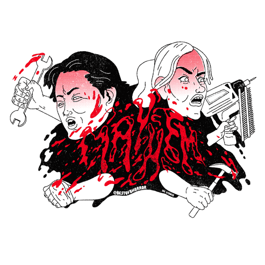 Mayhem Horror Movie Sticker